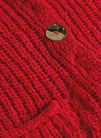 Cardigan en tricot sans manches