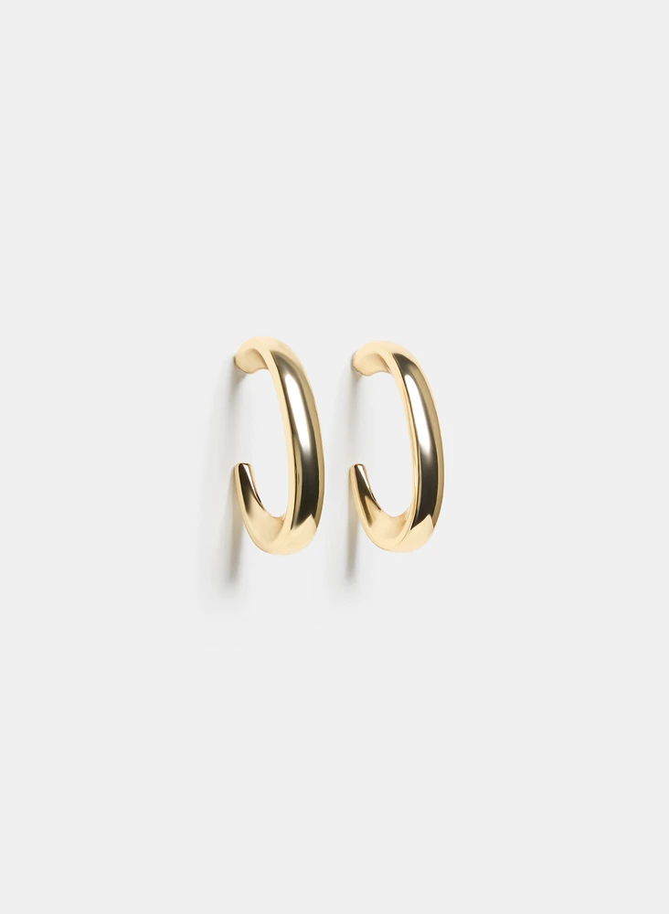 Metal Hoop Earrings