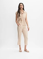 Blouse à détails brodés
