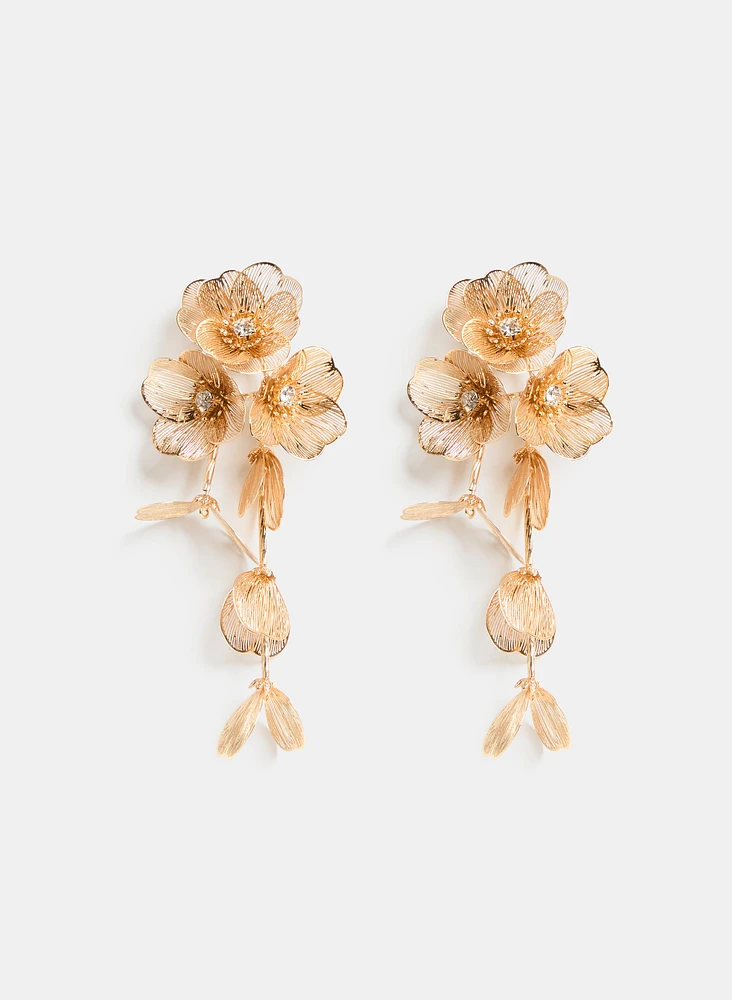 Floral Mesh Earrings