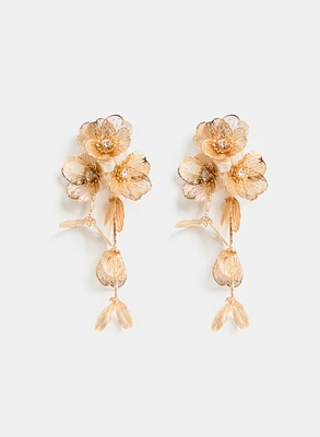 Floral Mesh Earrings