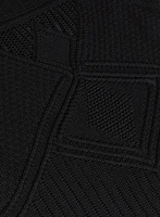 Pull sans manches à franges