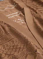 Boléro en tricot pointelle