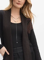 Floral Placement Print Cardigan