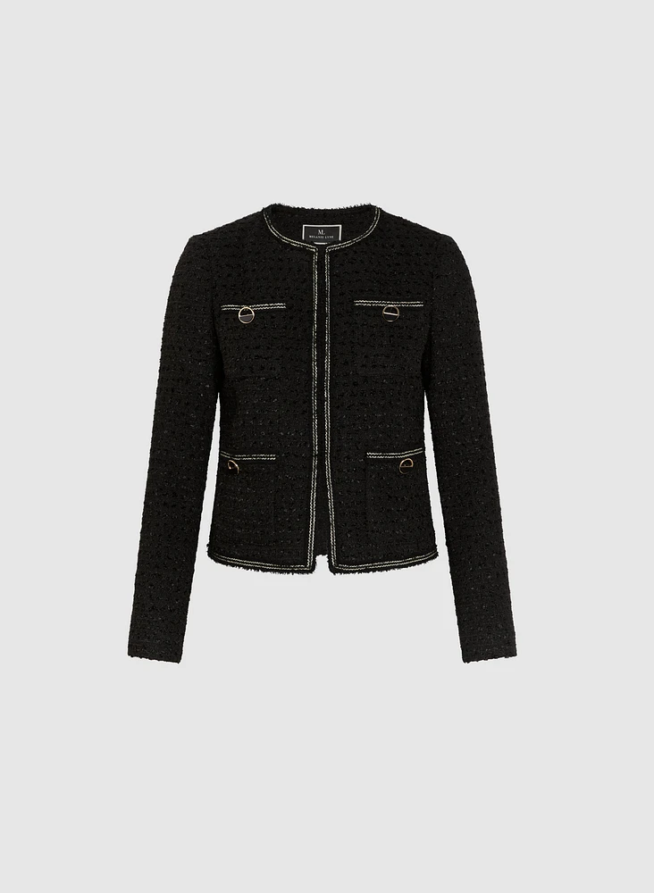 Veste en bouclé à boutons
