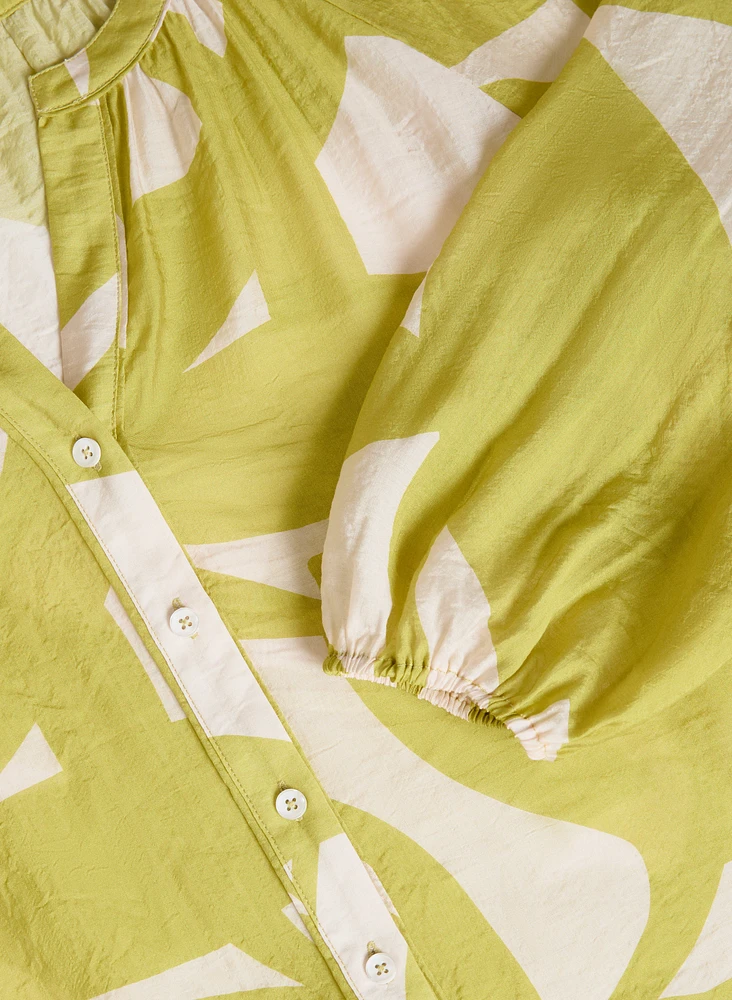 Blouse à motif abstrait