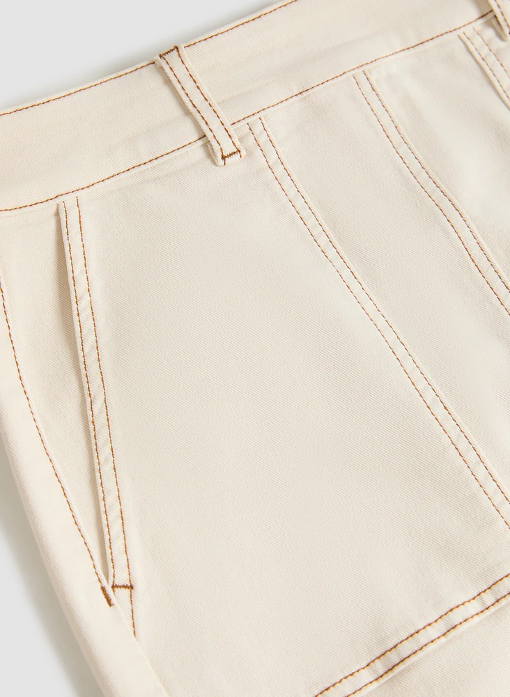 Jupe crayon en denim