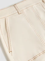 Jupe crayon en denim