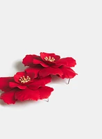 Floral Enamel Earrings