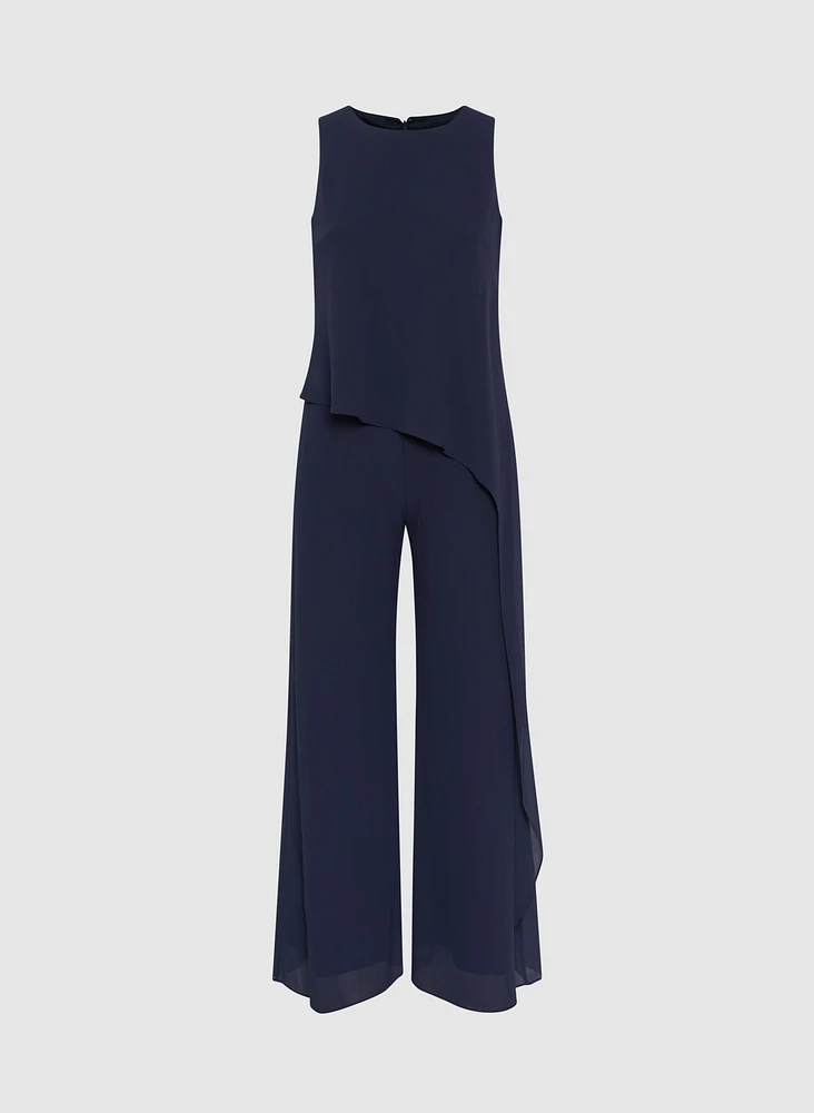 Combinaison asymétrique en chiffon