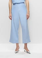 Pantalon habillé à ourlet large