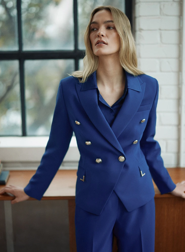 Satin Utility Blouse