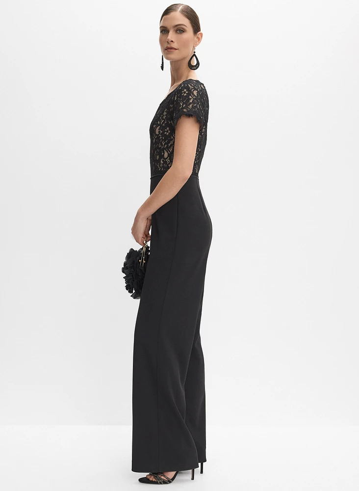 Lace Detail Jumpsuit