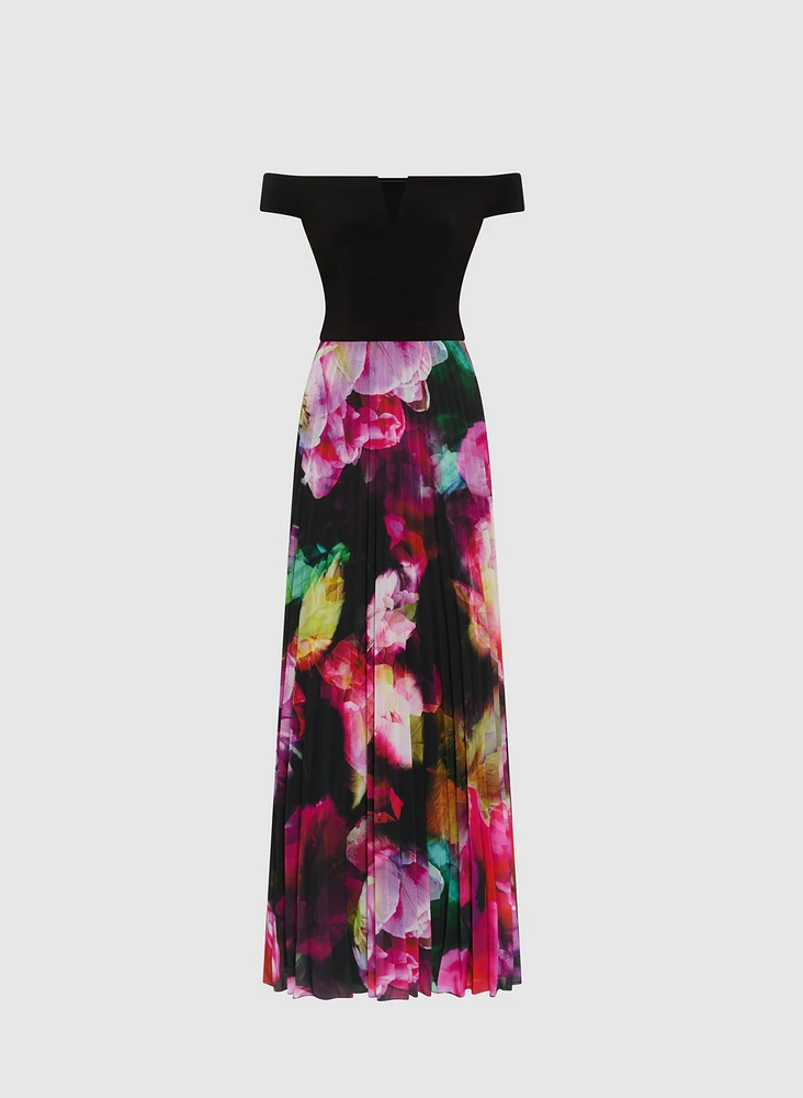 Robe maxi florale