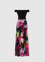 Robe maxi florale