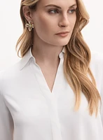 Blouse à manches 3/4
