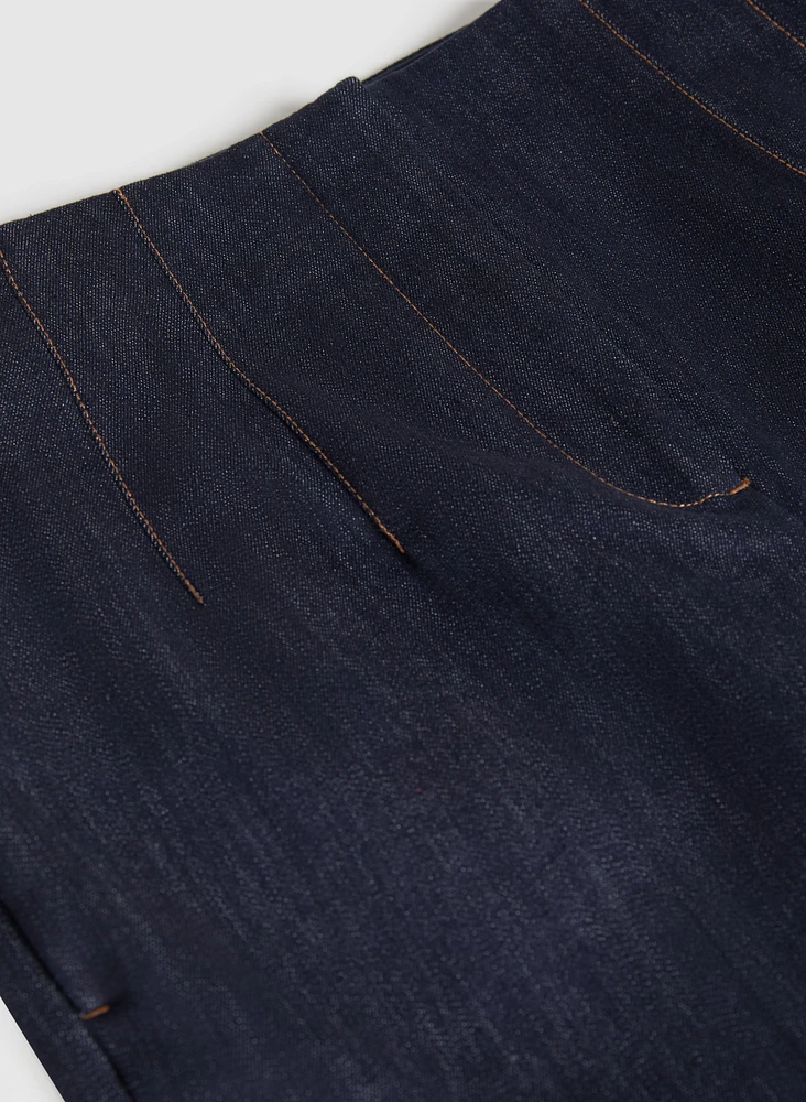 Juliette Slim-Leg Denim Pants