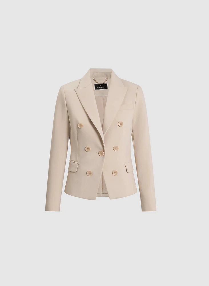 Button Detail Blazer