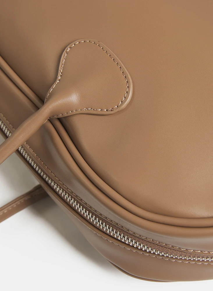 Sac à main long en cuir végane