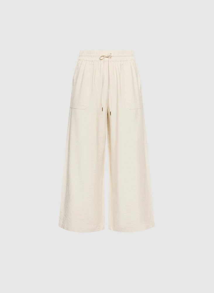 Crinkle Modal Capris