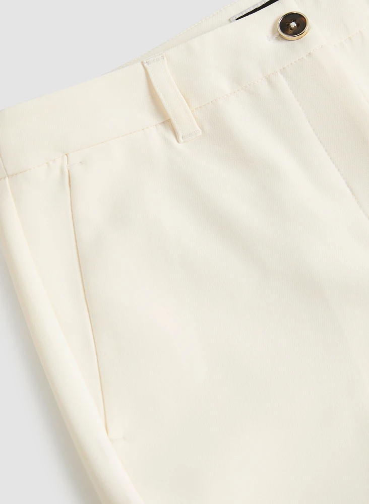 Cuff Detail Ankle Pants