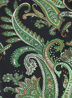 Pantalon paisley à jambe large