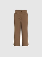 Cropped Wide Leg Pants
