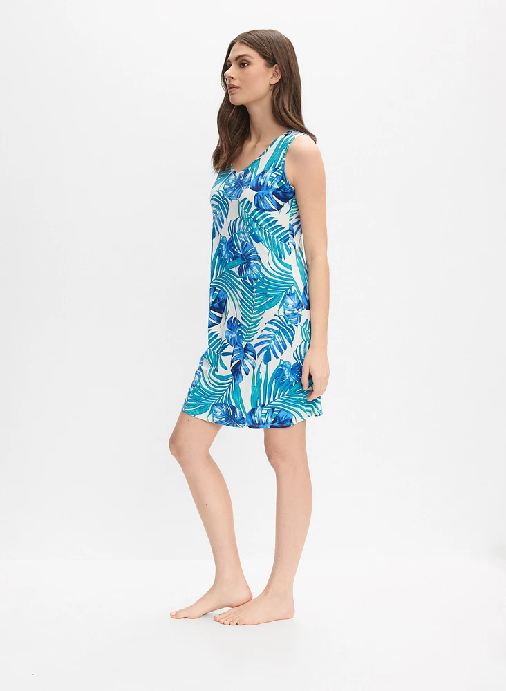 Tropical Robe & Nightgown Set