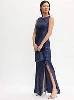 Robe de soirée à paillettes