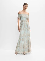 Robe à superposition en dentelle