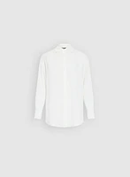 Button-Up Long Sleeve Blouse