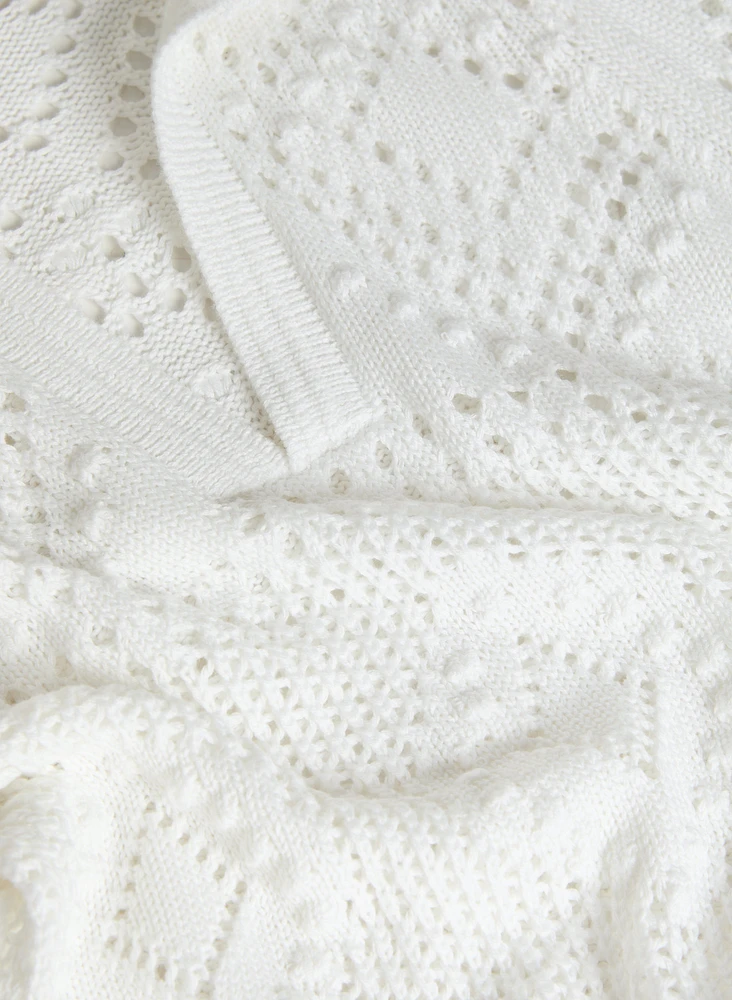 Crochet Knit Pullover