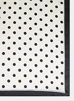 Foulard carré à pois