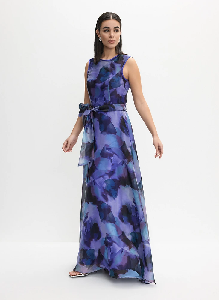 Floral Organza Gown