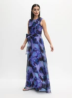 Floral Organza Gown