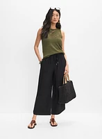 Crinkle Modal Capris