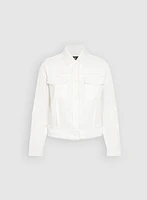 Frayed Linen-Blend Jacket