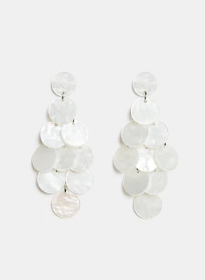 Boucles d'oreilles pendantes à disques