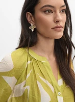 Blouse à motif abstrait