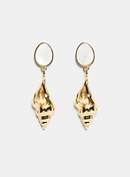 Conch Drop Earrings