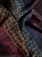 Ombre Geometric Print Scarf