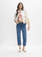 Floral Burnout T-Shirt