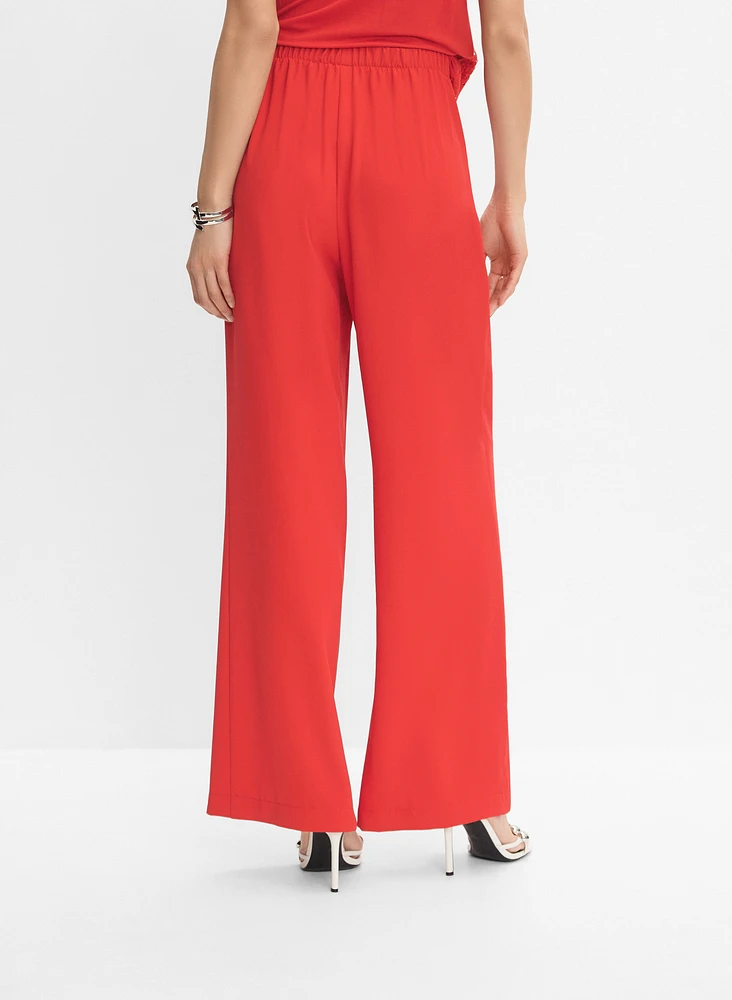 Joseph Ribkoff - Draped Wide-Leg Pants