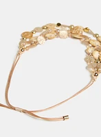 Collier à bois et à disque métallique