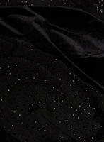 Robe courte en velours