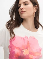 Floral Front T-Shirt