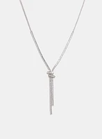 Baguette Y Necklace