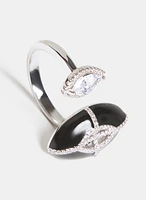 Cubic Zirconia Crystal Ring