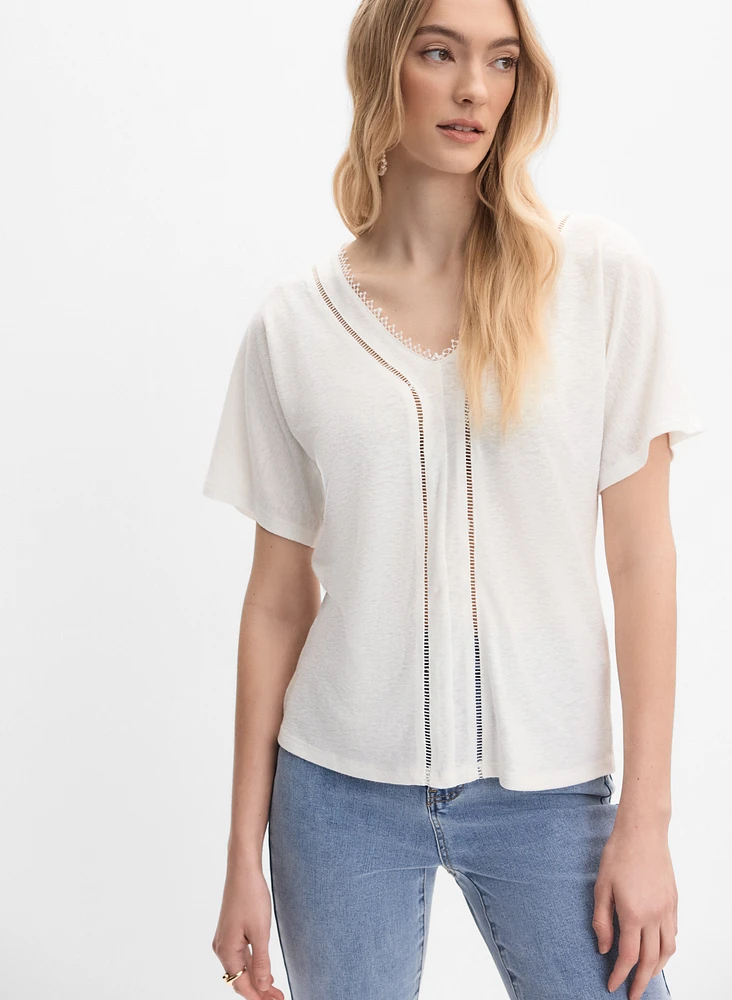 Crochet Trim Top