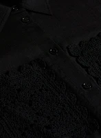 Blouse sans manches à poches en crochet